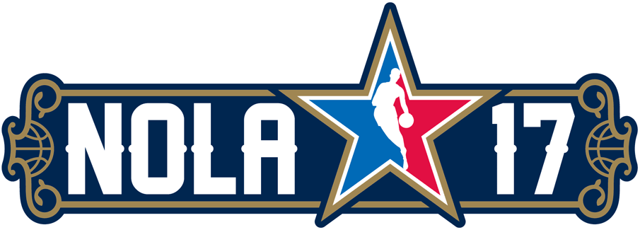 NBA All-Star Game 2016-2017 Wordmark Logo vinyl decal